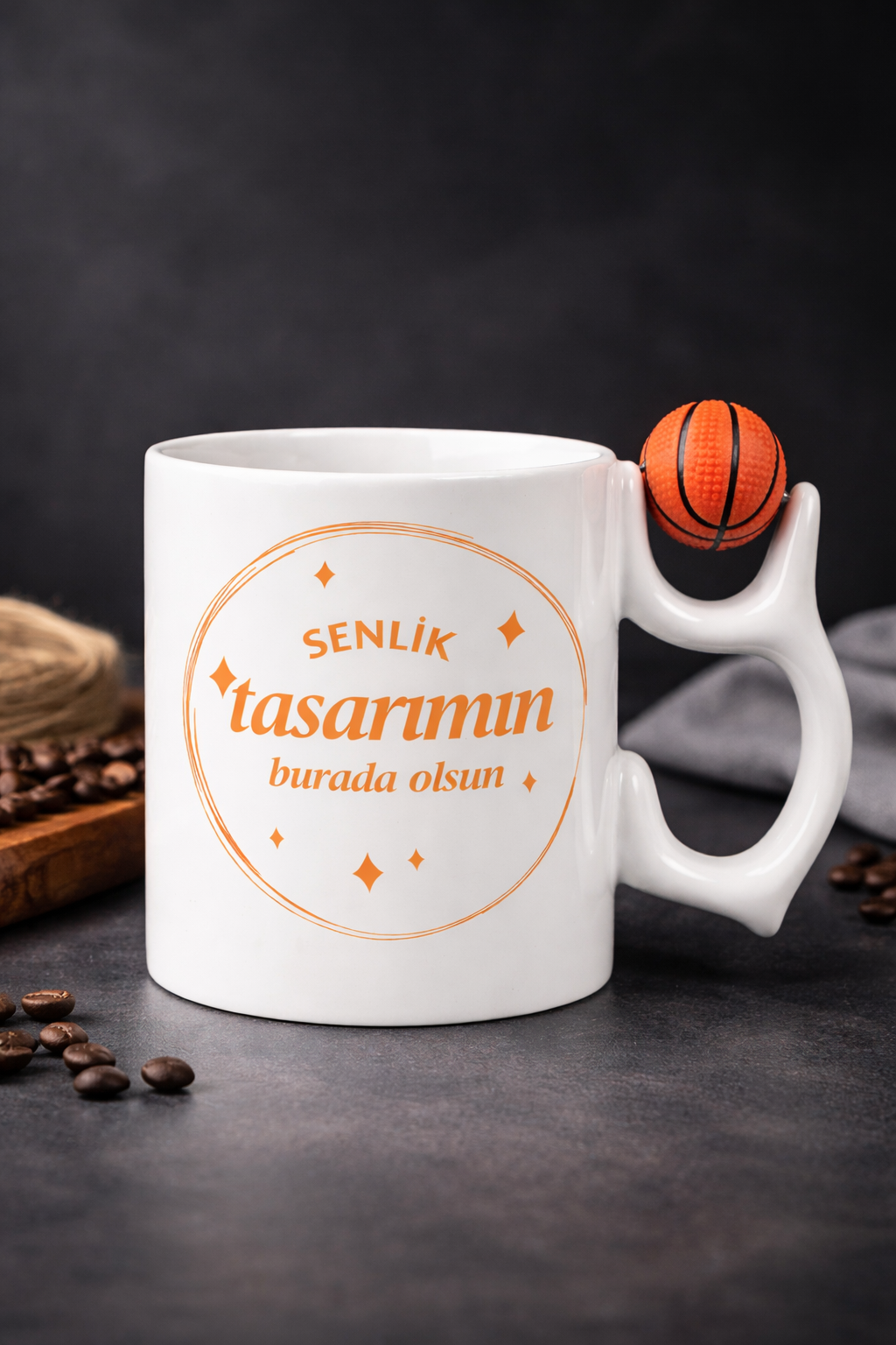 Basketbol Topu Kulplu Kupa